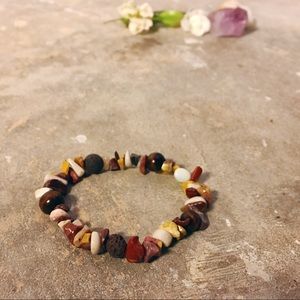 Oil Diffusors Bracelet Handmade Beaded Lava Beads